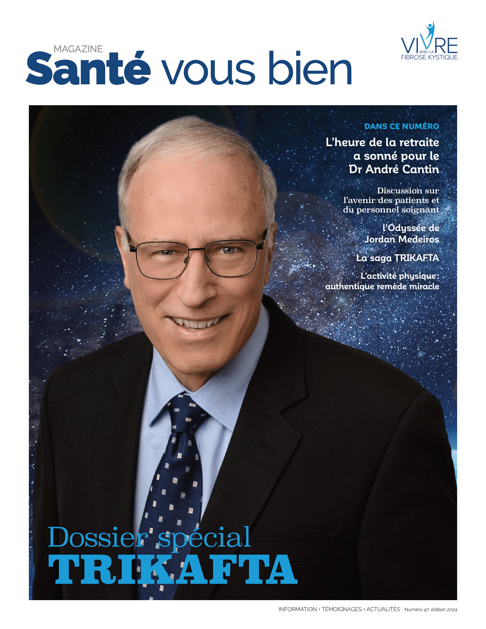 Page couverture du magazine Santé Vous Bien, édition 2024